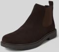 Geox Chelsea boots met treklus model 'MASSIMIANO' - Bruin