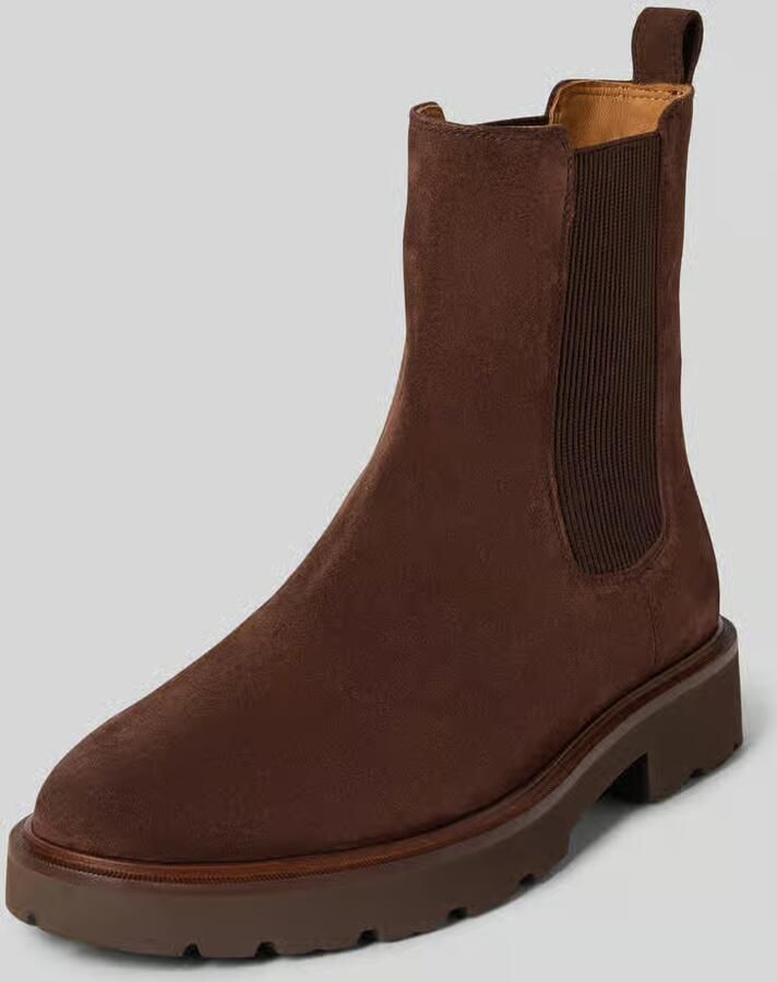 Geox Chelsea boots van leer met elastische inzetten model 'NORIZE' - Foto 5