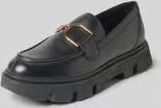 Geox Loafers van leer met profielzool model 'VILDE' - Foto 5