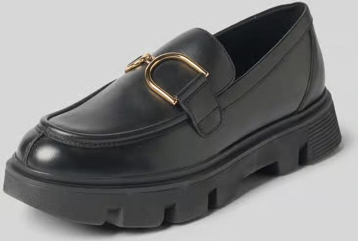 Geox Loafers van leer met profielzool model 'VILDE' - Foto 7