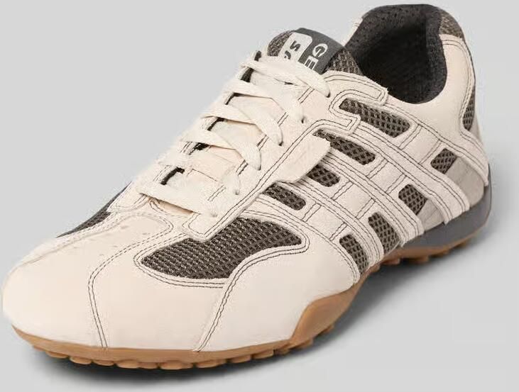 GEOX U Snake Original A Leren herentrainers U55MNA 02214 V9F grijs - Foto 7