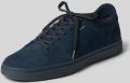 Geox Sneakers van echt leer model 'Baltimoore' - Donkerblauw