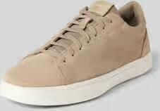 Geox sneakers van leer met vetersluiting Model 'BALTMOORE'