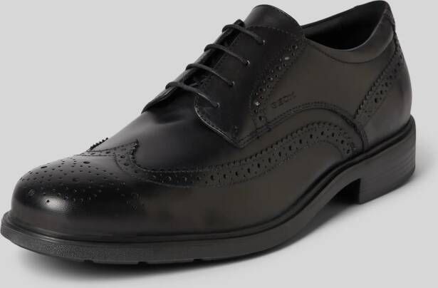 Geox Leren derbyschoenen met siernaden model 'DUBLIN'