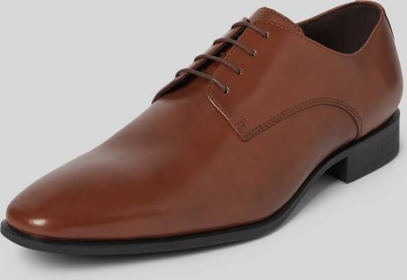 Geox Leren derbyschoennen met gestructureerde zool model 'UOMO HIGH LIFE' - Foto 3