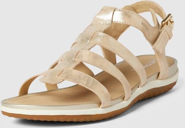 GEOX D72R6A Platte sandalenDames Sandalen Wit beige - Foto 7