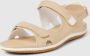 Geox Sandalen in taupe in glanzende look model 'VEGA' - Thumbnail 4