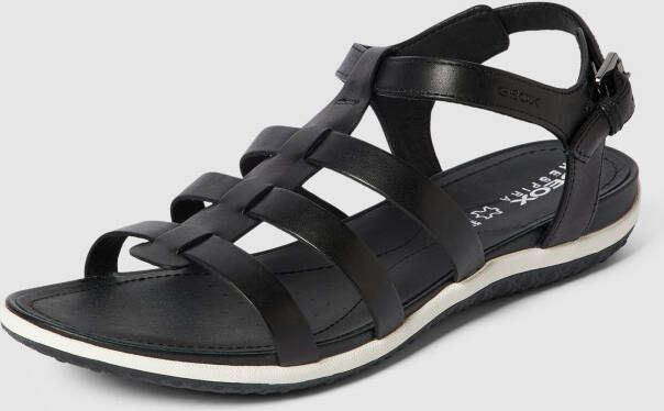 Geox Sandalen met doornsluiting in metallic