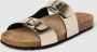 Geox Gouden Platte Sandalen voor Vrouwen Yellow Dames - Thumbnail 2