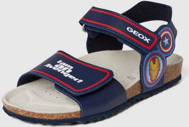 Geox Sandalen met klittenbandsluitingen model 'GHITA'