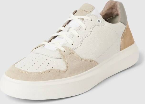 Geox Sneakers in two-tone-stijl met vetersluiting