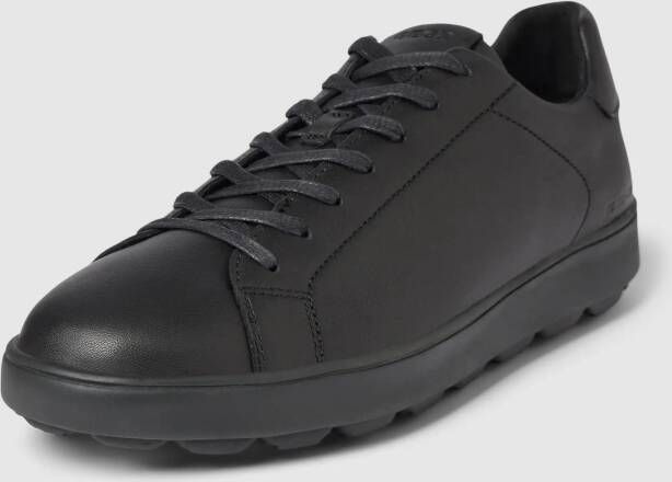 Geox Sneakers van leer met labeldetail