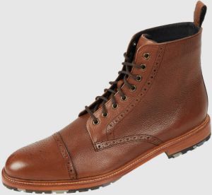 Gordon & Bros Leren boots met lyra-perforatie model 'Harry'