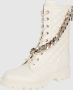 Guess Boots & laarzen Riplei Quilted Biker Boots in crème - Thumbnail 4