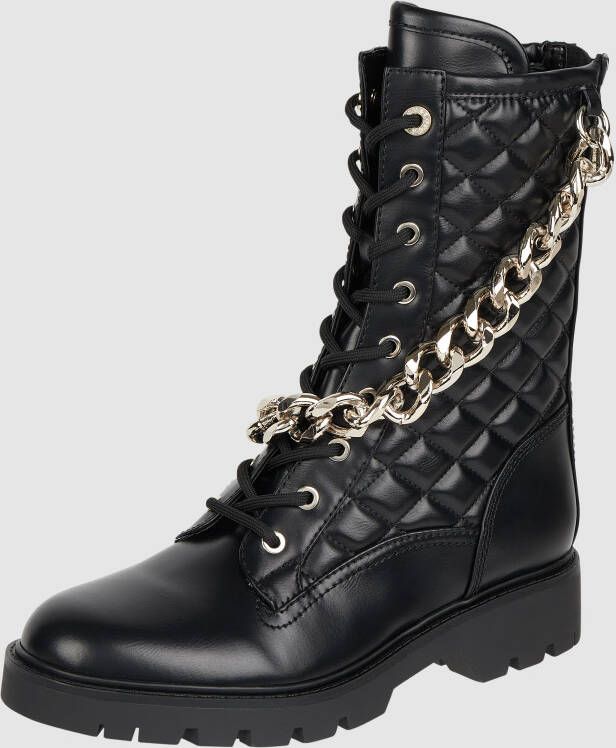 GUESS Riplei Veterboots Laarzen Met Veters Dames Zwart - Foto 3