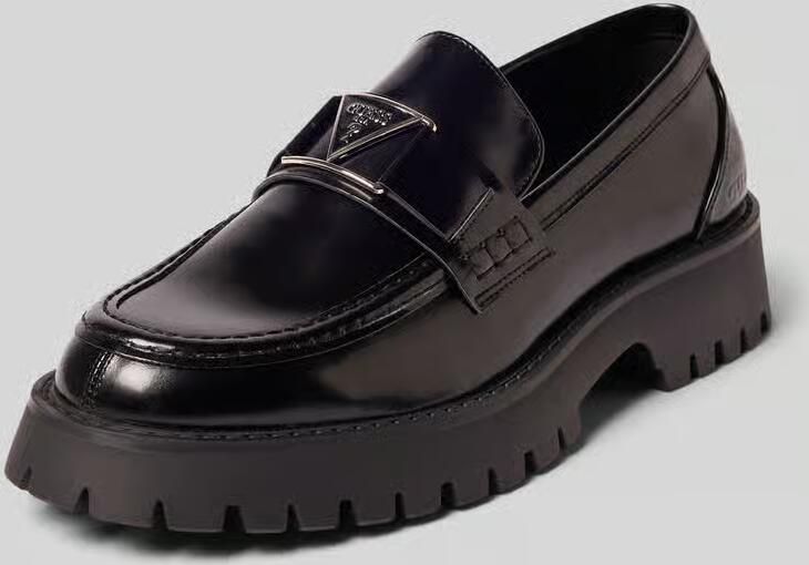 Guess Loafers van echt leer model 'Gorizia'