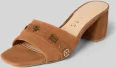Guess Sandaaltjes van leer met blokhak model 'GAURI2'