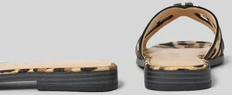 Guess Slipper van leer-mix model 'Realla' - Foto 2