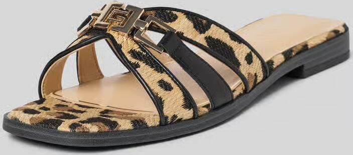 Guess Slipper van leer-mix model 'Realla'