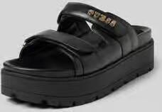 Guess Slippers met plateauzool model 'FAXON' - Foto 5