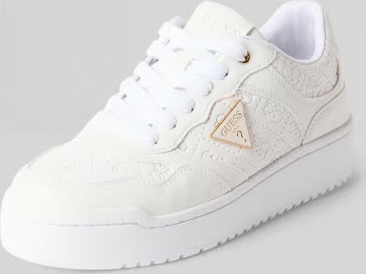 Guess Platte Polyethyleen Damesschoenencollectie White Dames - Foto 18