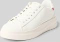 Guess Sneaker van een mix van leer en textiel model 'ELBINA11' - Wit