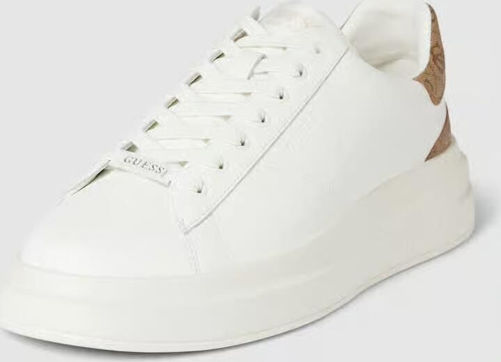 Guess Polyethyleen Sneaker met 4 5 cm Hak White Heren - Foto 11