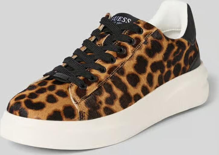 Guess Sneakers met vetersluiting model 'ELBINA8' - Foto 5