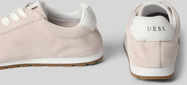 Guess sneakers van Leer met Labelprintdetails Model 'TIAH3' - Foto 4