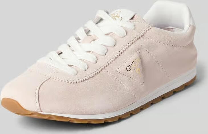 Guess sneakers van Leer met Labelprintdetails Model 'TIAH3' - Foto 7