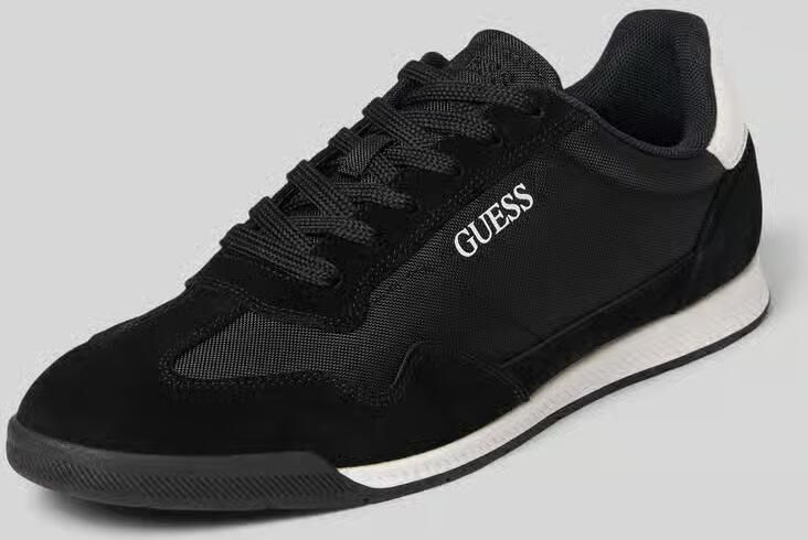 Guess Sneakers van mix van leer en textiel model 'DREAN' - Foto 2