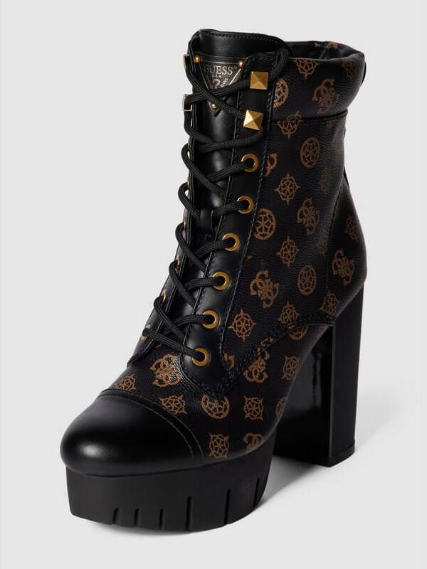 Guess Laarsjes met all over logomotief - Schoenen.nl