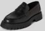 Guess Heren Leren Loafers Stijlvol Minimalistisch Black Heren - Thumbnail 3