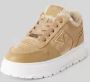 Guess Leren sneakers met voering van teddybont model 'TERRIA' - Thumbnail 4