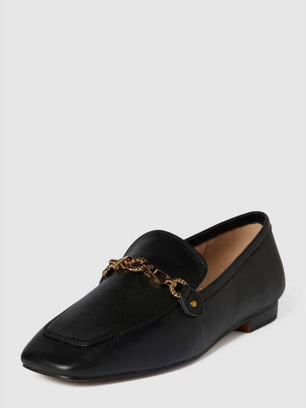 Guess Penny loafer van leer - Foto 4