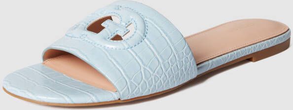 Guess Slippers in leerlook