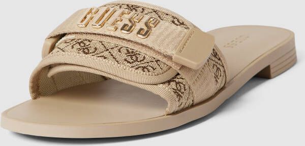 Guess Slippers met labelapplicatie model 'ELYZE'