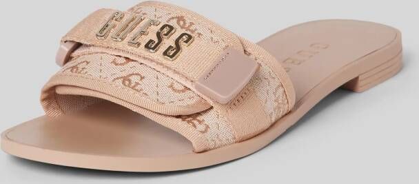 Guess Slippers met labelapplicatie model 'ELYZE'