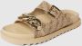 GUESS Fatema slippers met ketting beige bruin - Thumbnail 4