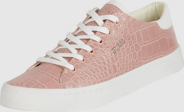 Guess Sneakers in leerlook model 'Ester' - Foto 4