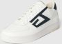 GUESS Silea Lage sneakers Leren Sneaker Heren Wit - Thumbnail 4