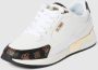 Guess Moxea Active Lady Wit Bruin Multilogo Sneakers White Dames - Thumbnail 6