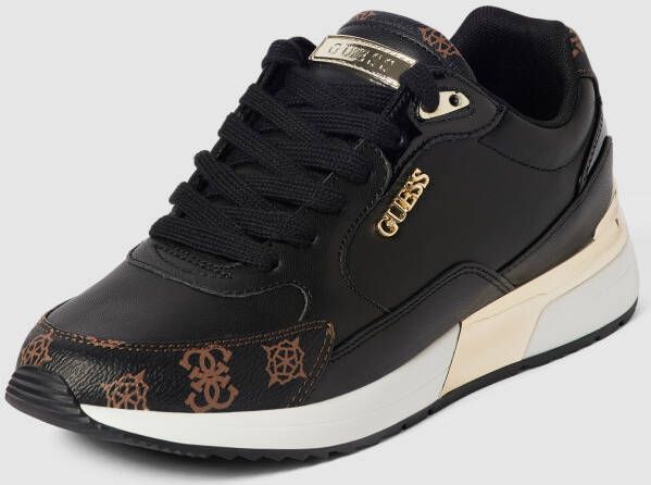 Guess Dames Sneakers Moxea Active Lady Zwart Bruin Multilogo Black Dames - Foto 19