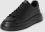 Guess Zwarte leren sneakers Elba model Black Dames - Thumbnail 19