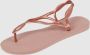 Havaianas Kids Luna sandalen rosé Meisjes Rubber Effen 35 36 - Thumbnail 6