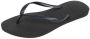 Havaianas Slim teenslippers zwart Dames Rubber Effen 33 34 - Thumbnail 14