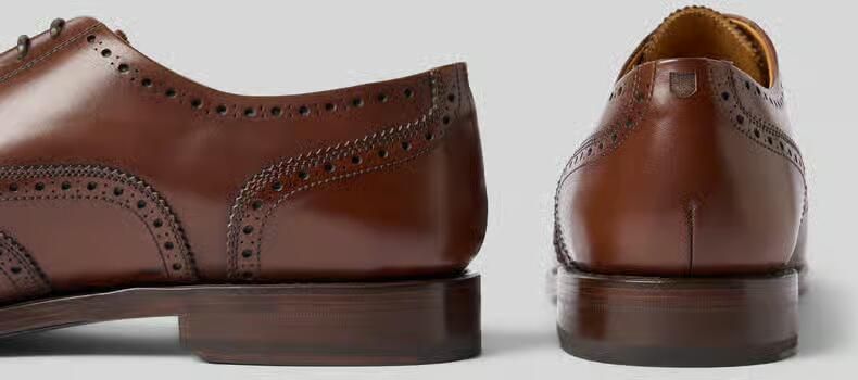 Henry Stevens Derby van leer met vetersluiting model 'Winston' - Foto 3