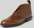 Henry Stevens Lage schoenen met vetersluiting model 'Marshall' - Cognac