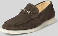 Henry Stevens Loafers van leer model 'Elia'