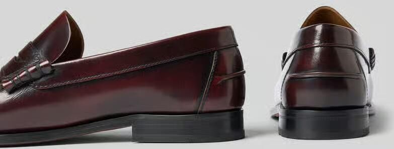 Henry Stevens Loafers van leer model 'Hunter' - Foto 2